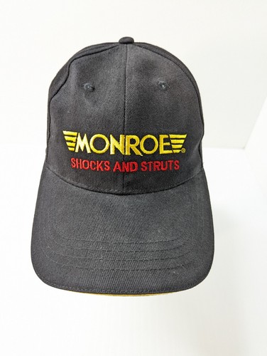 Monroe Shocks & Struts Embroidered Hat By CMG Black & Gold Strapback Very Clean!