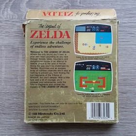 Nintendo NES Spiel The Legend of Zelda EEC PAL in OVP (OVP besch&auml;digt)
