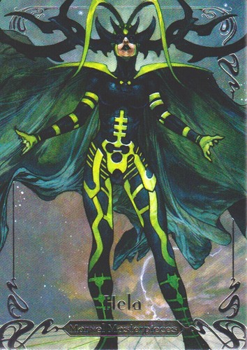 2018 Upper Deck Marvel Masterpieces Trading Card #21 Hela /1999