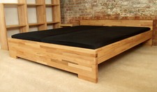 SOLO DUO Kernbuche 40mm Massivholzbett Bett Seniorenbett Einzelbett Massivholz