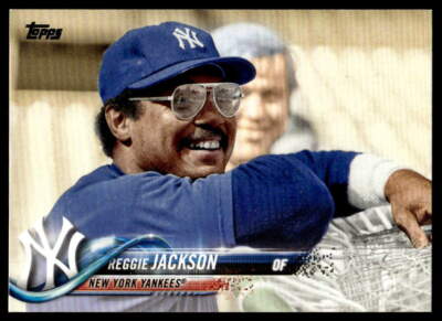 2018 Topps #351e Reggie Jackson Legend BASEBALL New York Yankees