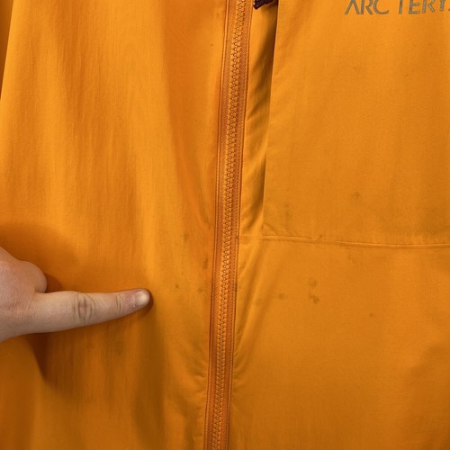 Arcteryx Kappa Hoody Gore-Windstopper Insulated Shell Orange Jacket Mens Large - Picture 5 of 14