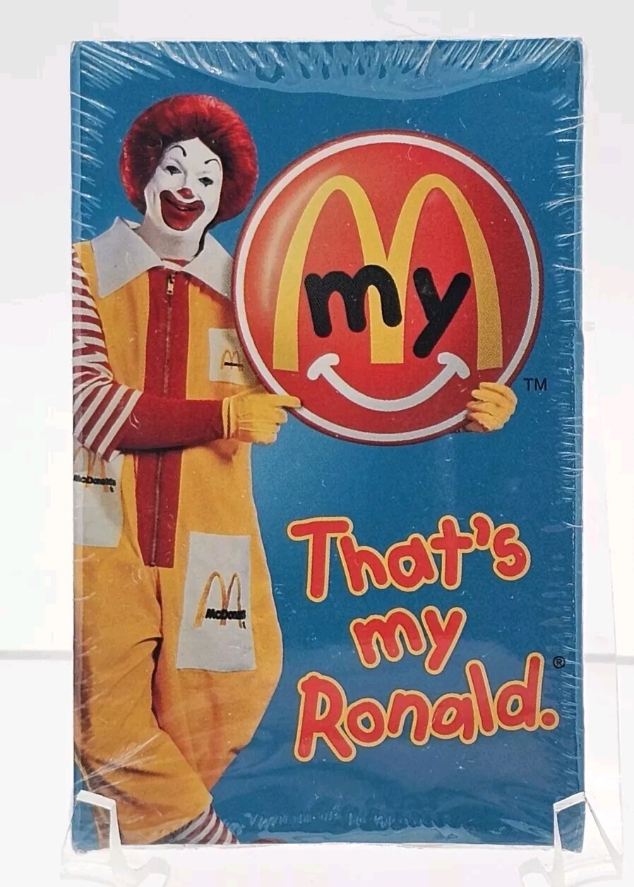 1998 That's My Ronald Vintage Audio Cassette Tape McDonald's New Factory Sealed