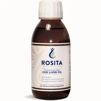 ROSITA REAL FOODS TESTSIEGER Rosita Lebertran laborgeprüft natürliche Omega-3 DHA EPA Vitamin A+D