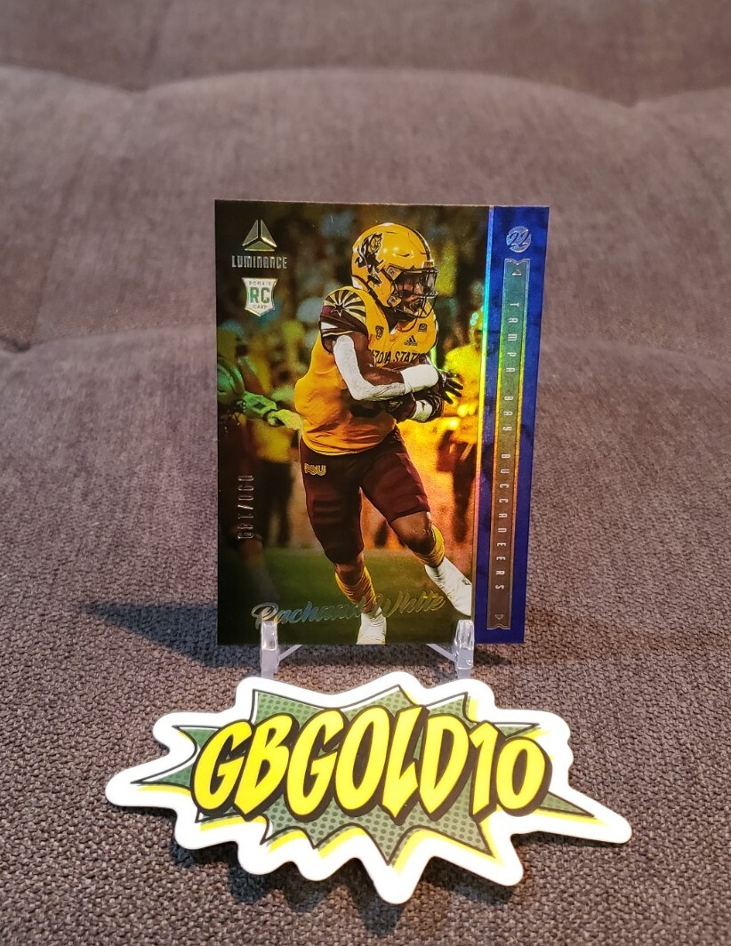 2022 Luminance RACHAAD WHITE Blue RC 54/149 No. 109 Tampa Bay Buccaneers