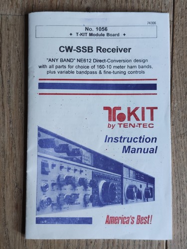 Ten-Tec 1056 Direct Conversion Receiver 40m 7MHz - Zdjęcie 7 z 8