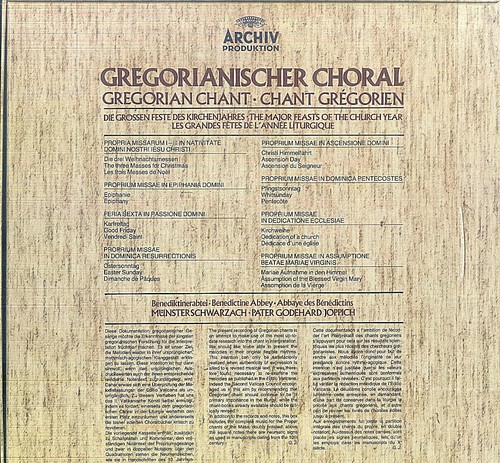 Benedictine Abbey Münsterschwarzach, Godehard Joppich - Gregorian Chant - Picture 2 of 2