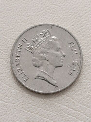 Fiji 10 Cents 1994 (KM#52a) Queen Elizabeth II Kayihan Coins T141 - Picture 2 of 2