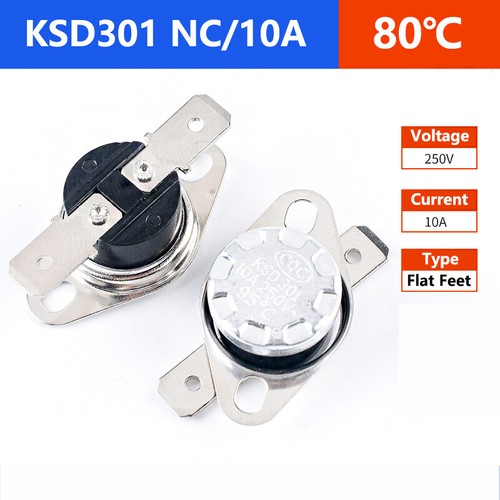 KSD301 KSD302 10A 16A 250V Temperature Thermal Control Switch 40°C - 200°C NO/NC - Picture 23 of 96