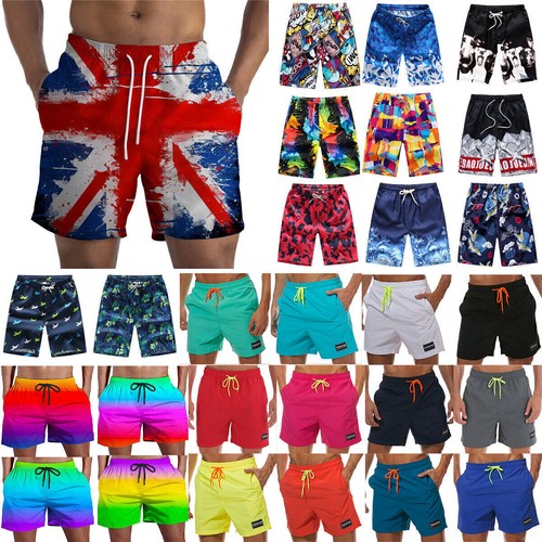 Bestgift Herren Sport Boxer-Badehose – Polyester, Kurze Schwimmhose, Größen XL–XXXL