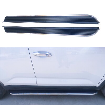 2Pcs Fits for Audi Q7 2017-2025 Door Fixed Side Step Running Board Nerf Bar