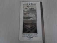 BROCHURE ORIGINALE 1912 PRODUZIONE ISOTTA FRASCHINI DEPLIANT PROSPEKT
