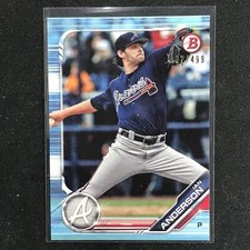 2019 Bowman Ian Anderson Base Sky Blue 62/499
