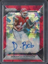 DEMARCUS ROBINSON 2016 PANINI PRIZM RED CRYSTALS CRACKED ICE PRIZMS AUTO RC /75