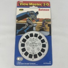 View-Master 3-D BATMAN 1981 3 Reels VINTAGE