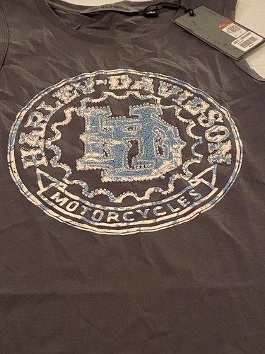 Harley-Davidson Women's Sz S Graphic Seal Print Logo Tank Top 98617-20VW NEW - Picture 2 of 8