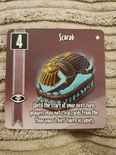 1x 10 Minute Heist Wizard Tower Scarab Board Game Promo Card - 第 1/2 張圖片