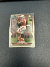 Chez Mellusi 1st Rookie RC 2022 Bowman Chrome U University Card #86 Wisconsin