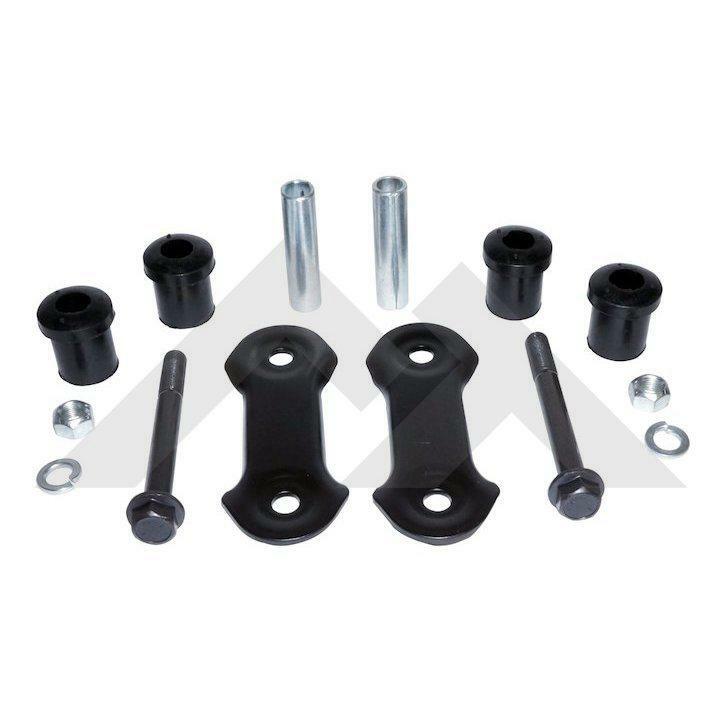 Leaf spring shackle kit en acier forgé anti-vibration pour stabiliser la charge arrière