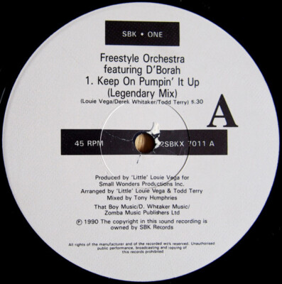 Freestyle Orchestra Featuring D'borah* Keep On P 12'' Vinyl Schallplatte 229400