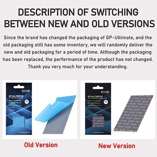 GELID GP-Ultimate 15W/MK Thermal Pad CPU/GPU Graphics Silicone Grease Pad Heat - Photo 6/15