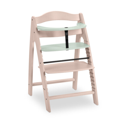 Arketa Beech Whitewashed Mint Hauck High Chair