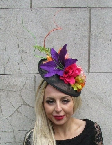 Multi Coloured Black Lily Orchid Large 