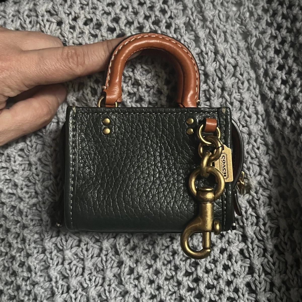 coach mini rogue bag charm