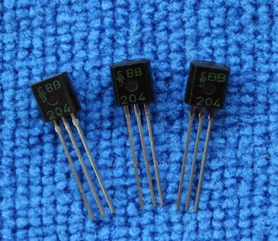 10pcs BB204 204 ORIGINAL VHF variable capacitance double diodes TO-92 ...