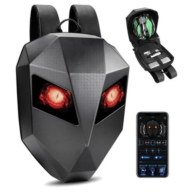LED-Rucksack Nylon  Pixel Art Motorrad Display iOS Android