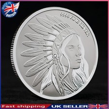 Buffalo Girl .999 Pure Silver 1 oz Round Silver Bullion Coin. 20.28 per troy oz