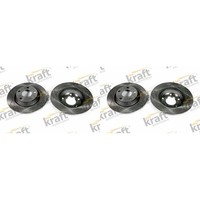 2X Kraft Bremsscheiben 280Mm Voll Vorne Passend FüR Audi A4 | 6040270