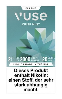 Vuse ePod (Pro Caps) Crisp Mint Nic Salts 18mg Nikotin 1,9ml