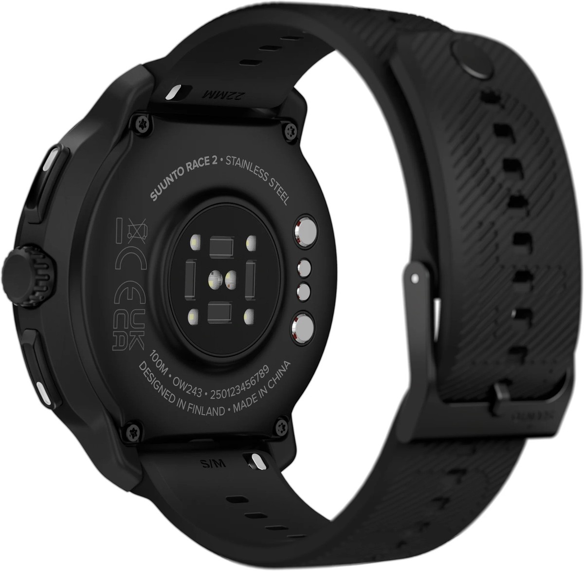 Suunto Race GPS Sports Watch Black Running Mens Womens UK