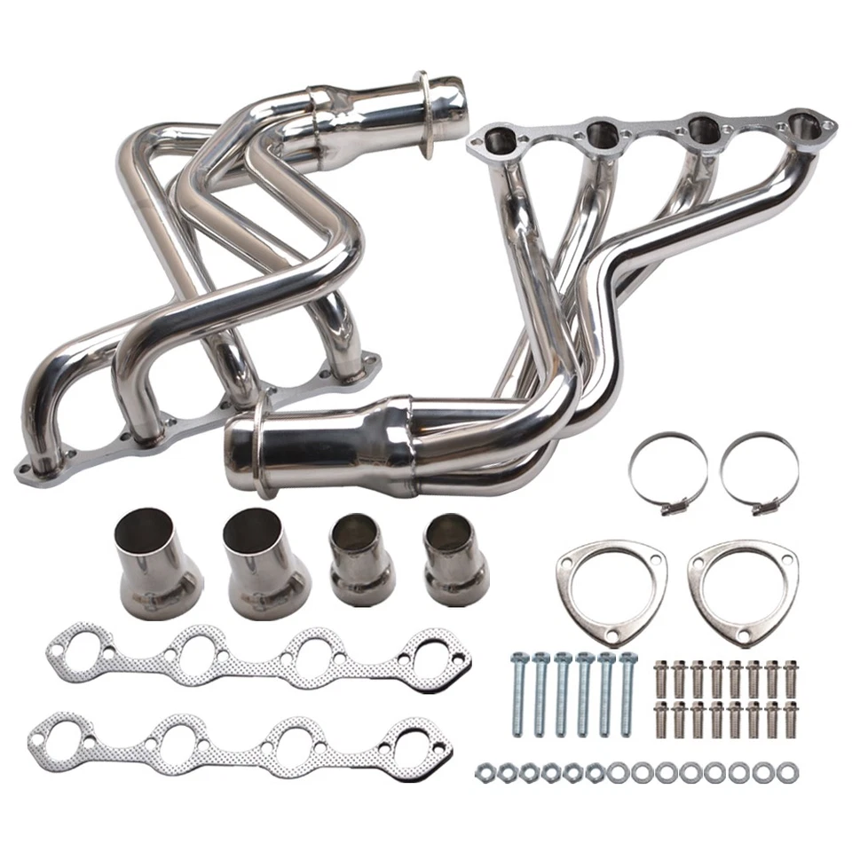 Cabezales colector de escape de acero inoxidable para Ford F100 1969-79 tracción trasera 302 W 5,0 L V8 Foto 3 de 4