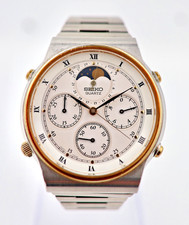 Seiko 7A48-7000 Moon Phase Chronograph