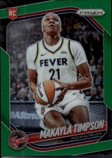 2025 Panini Prizm WNBA - Makayla Timpson - #14 Green Prizms Indiana Fever