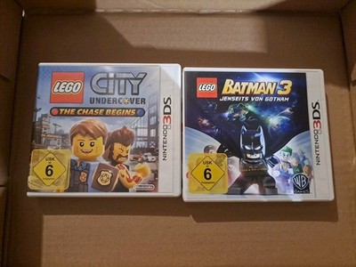 2 Stück: Lego Batman 3 Jenseits von Gotham + City The Chase Begins Nintendo 3DS