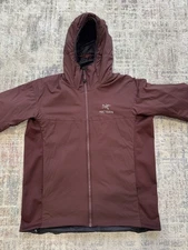 Arcteryx Atom LT Hoody Jacket Mens Large Maroon Red Hiking Casual  Zip Up Puffer