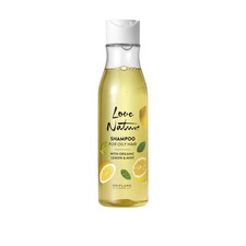 Shampoing Oriflame Love Nature au citron et à la menthe bio pour cheveux gras 25