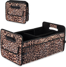 Car Trunk Organizers and Storage Collapsible Multi Compartment Container Box, Ad