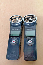 Lot of 2 Zoom H1 Handy Recorders Portable Stereo Audio Recorders Untested No Acc