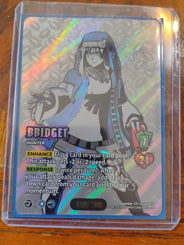UniVersus Guilty Gear Strive BRIDGET Serialized foil Character Card CR GGS01 1/6