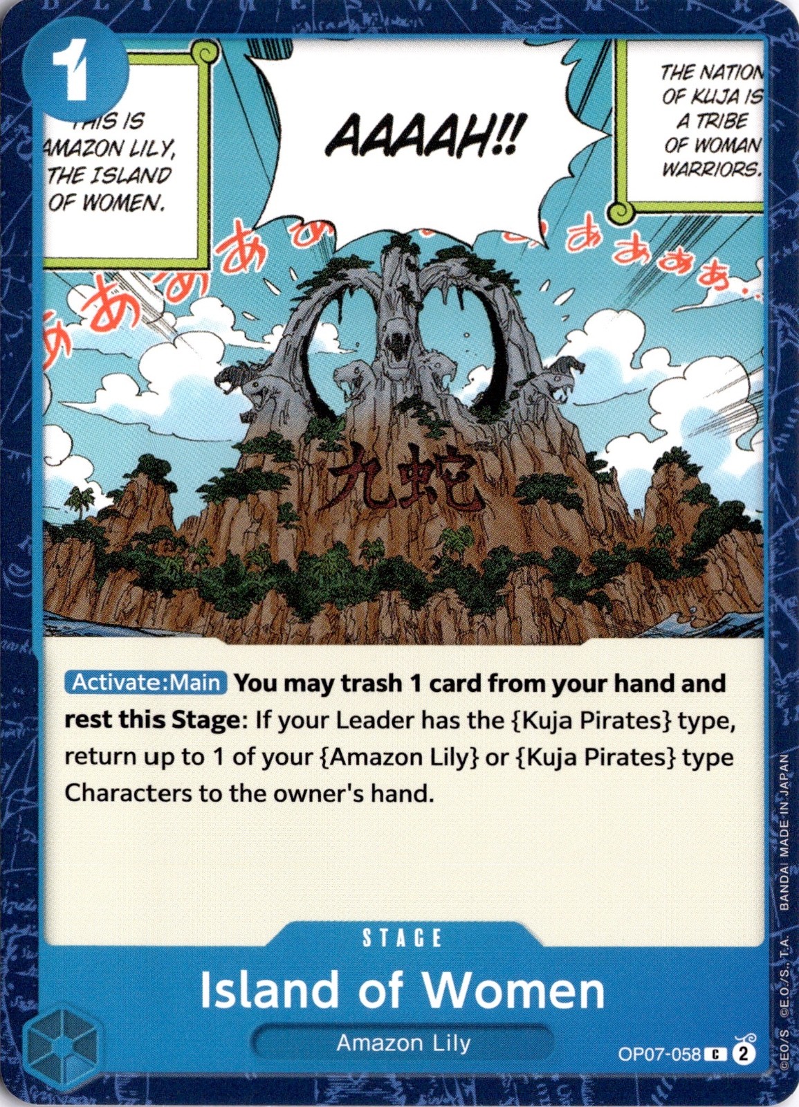 Island of Women C 500 Years in the Future OP07-058 One Piece TCG