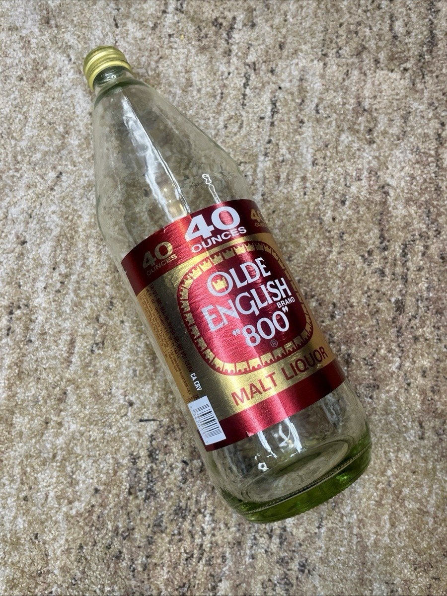 Olde English 800 40 oz Malt Liquor Empty Glass Bottle | eBay