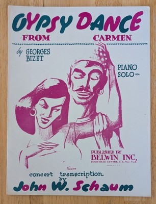 Gypsy Dance from Carmen Vintage Sheet Music