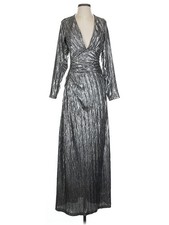 NWT Nasty Gal Inc. Women Silver Cocktail Dress XS