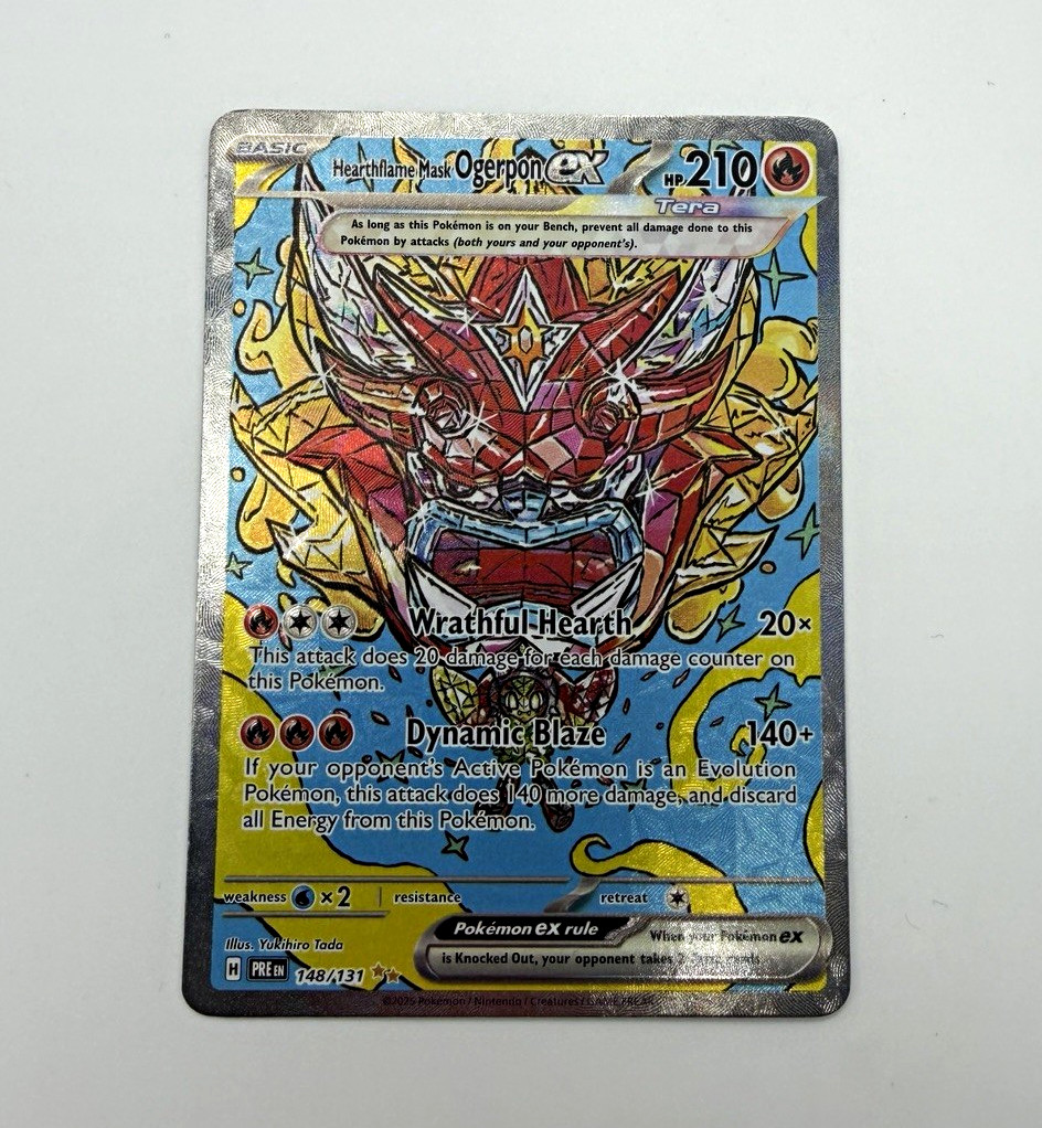 Pokemon TCG Hearthflame Mask Ogerpon ex 148/131 SIR Holo EN