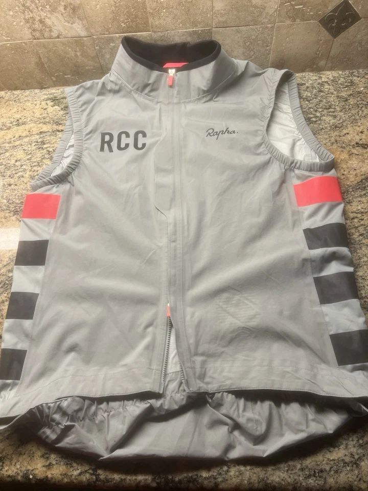 Gillet masculino Rapha RCC tamanho grande - Imagem 2 de 3