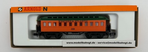 Arnold 3612 US Personenwagen (Coach),orangefarben, Spur N | gebraucht in OVP | Zustand: Gebraucht